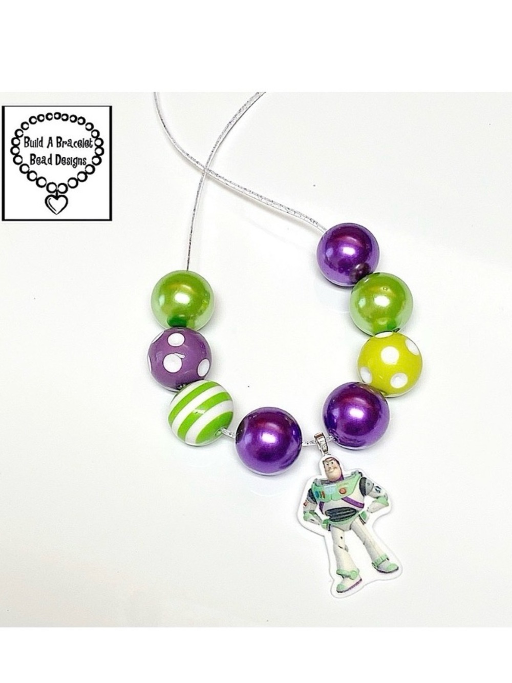 Handmade Toy Story Buzz Lightyear-Inspired Adjustable Disney Character Necklace